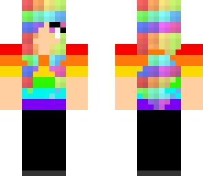 rainbow girl