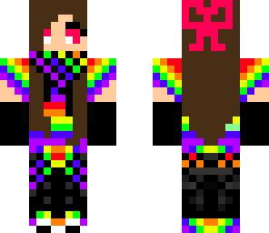 rainbow bandana girl