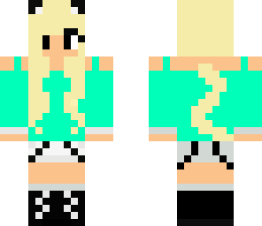 blue cat girl