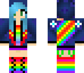 blue rainbow
