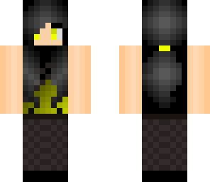 contrast girl yellow