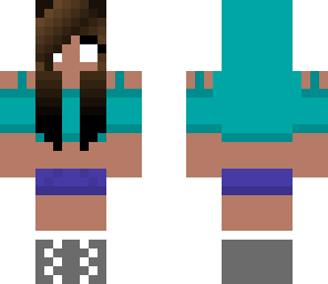 cool herobrine girl