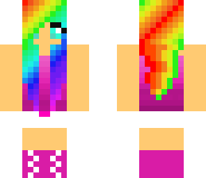 rainbow girl