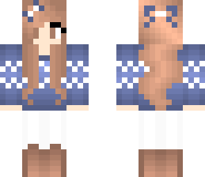 dark blue winter girl brunette