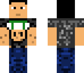 teenager skin with the mario t-shirt