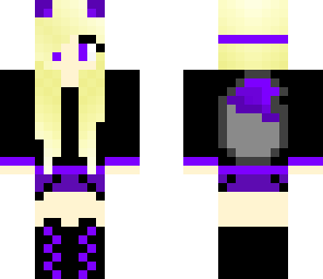 purple wolf girl not finished