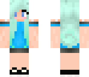 blue girl