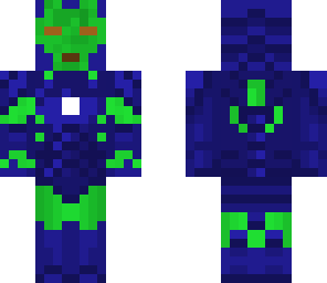 blue iron man