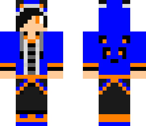 orange-blue panda boy