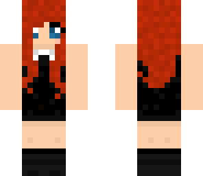 black dress girl