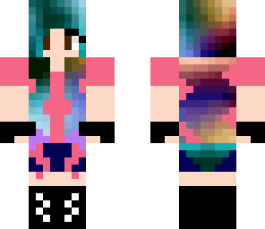 goth rainbow chic