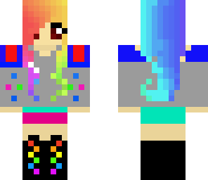 rainbow girl