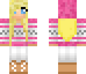 winter girl blonde
