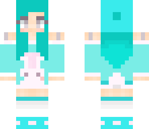 blue bunny girl