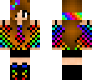 a neon rainbow