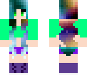 colorful girl