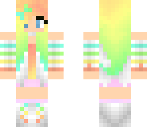 pale rainbow dj girl-music collection