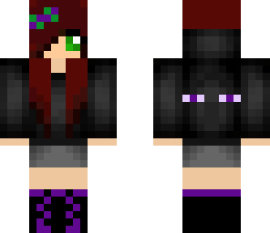 ender girl with bow