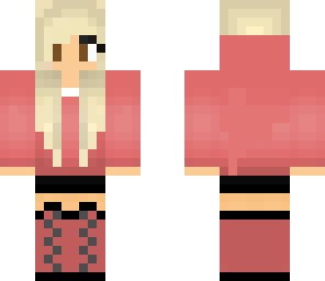 pink headphone girl