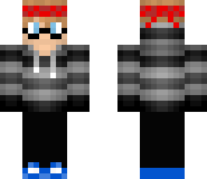 cool boy with bandana and mustache