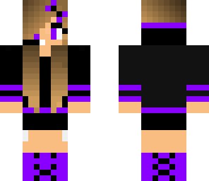 gamer girl purple