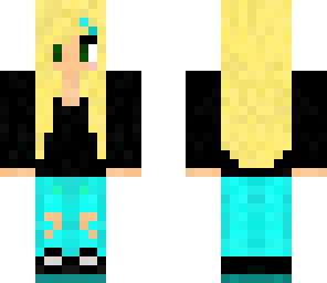cyan skinny jeans