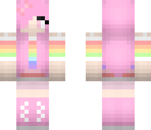 pastel rainbow girl
