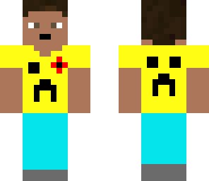 my creeper skin with a poppy