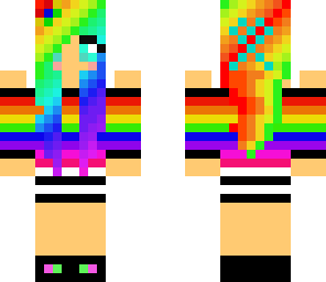 rainbow girl