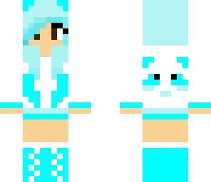 blue panda girl 2