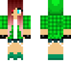 green punk teen