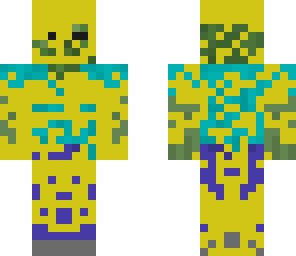 zombie covered in nacho cheese