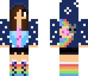 ombre hair nyan cat edited