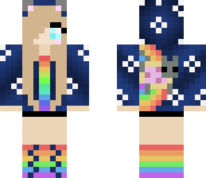 nyan cat girl my skin version