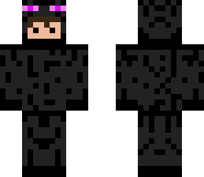 guy in a enderman costum