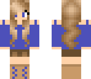 blue girl