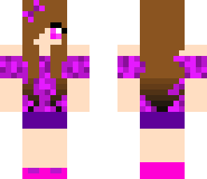 pink and purple girl