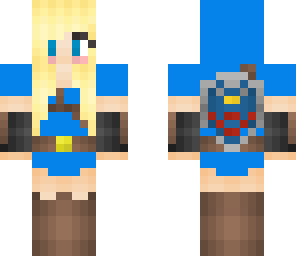 blue link girl