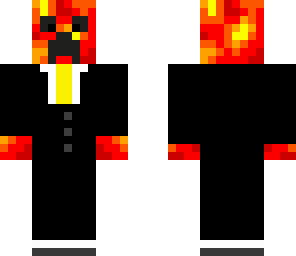 lava creeper in a suit