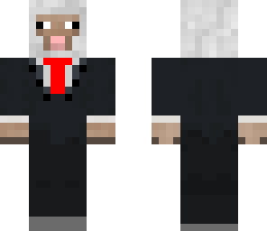 sheep in suit red tie