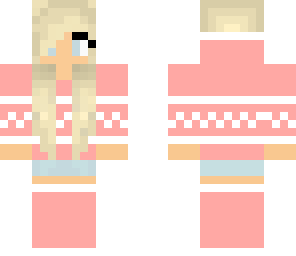pink wintery girl