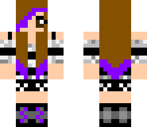 gamer girl with purple hair