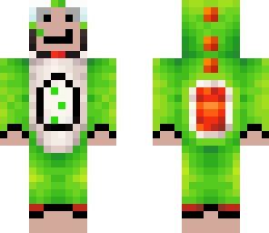 guy in yoshi suit