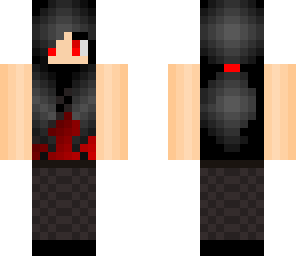 contrast girl red
