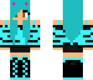 turquoise tiger girl by glynglyn