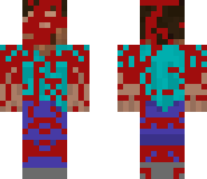 steve covered with blood