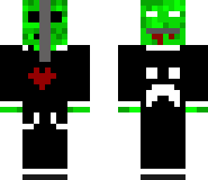 parody of cool minecraft skin