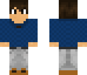 blue knitted jumper