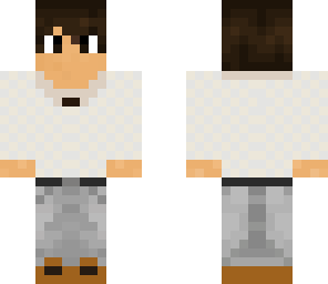 white knitted jumper