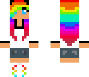 rainbow girl